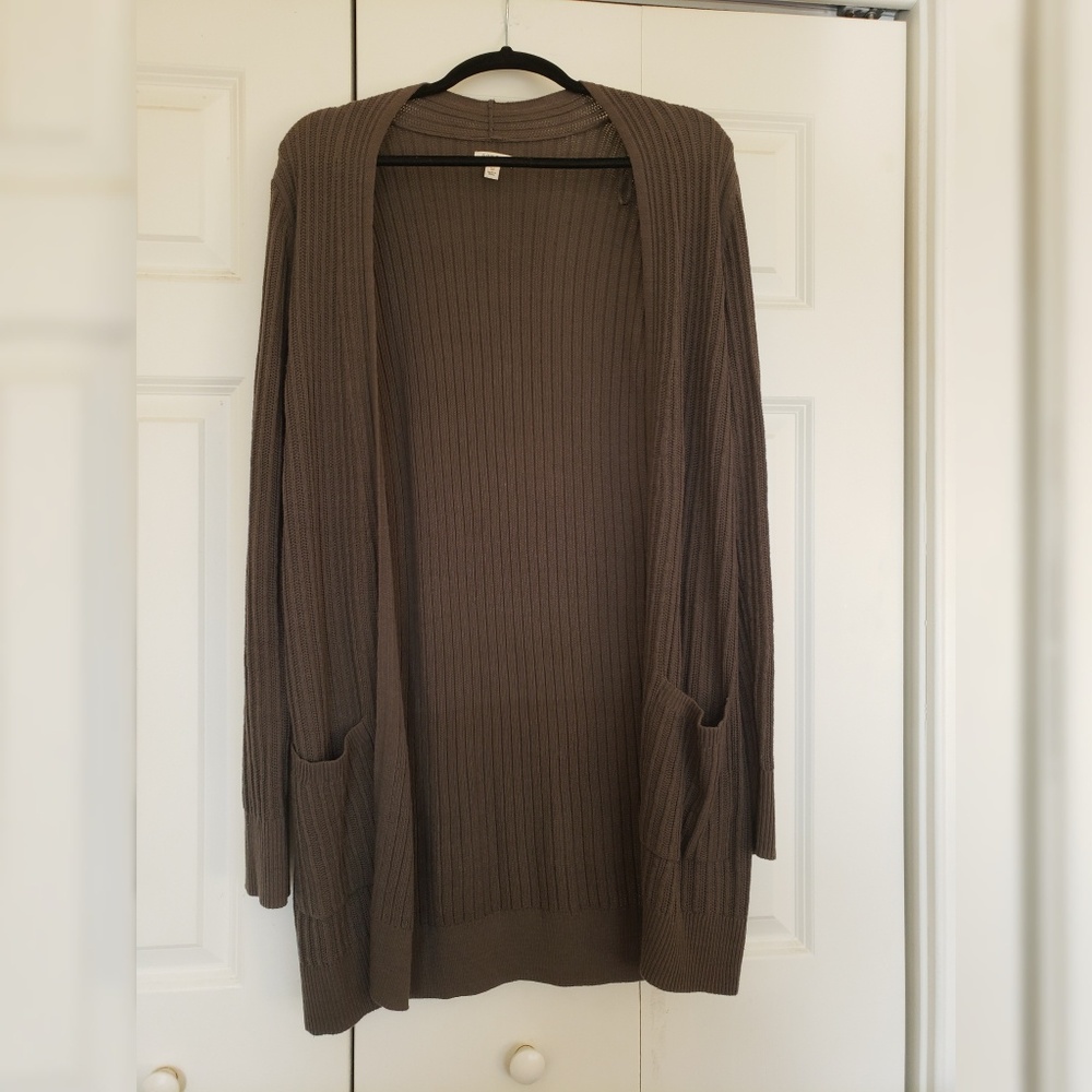 Long Green Cardigan